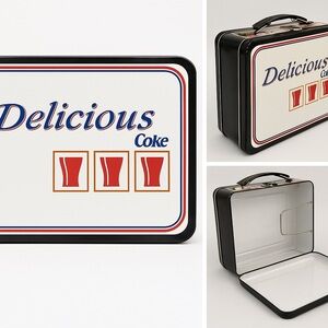 Vintage “Delicious Coke” Metal Lunchbox – Retro Coca-Cola Collectible
